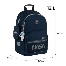 Набір рюкзак + пенал + сумка для взуття Kite SET_NS25-585M NASA