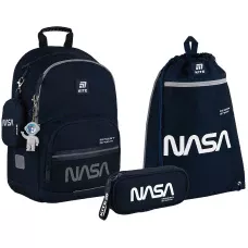 Набір рюкзак + пенал + сумка для взуття Kite SET_NS25-585M NASA
