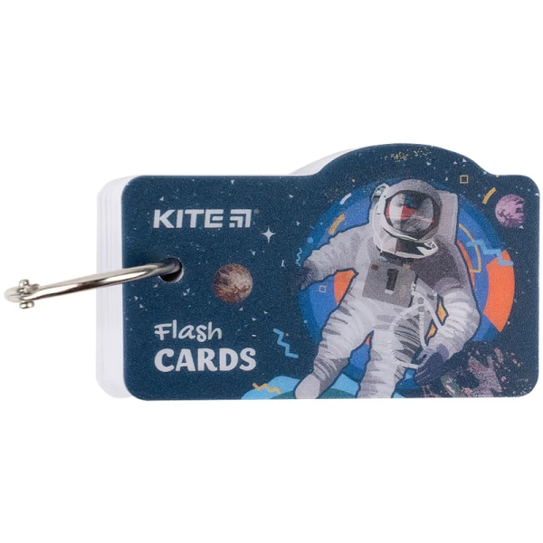 Картки для запису іноземних слів, 80 арк, Space K21-358-1 Kite