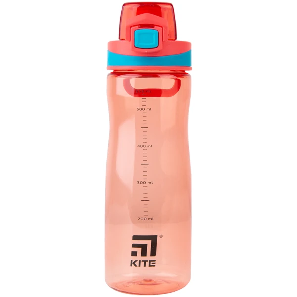 Пляшечка для води, 650 мл, рожева K23-395-1 Kite