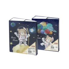 Фотоальбом 200 фото 10*15см, Ведмедики у космосі, 9547