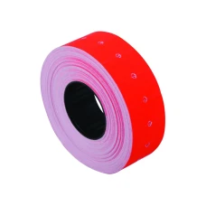 Етикетки-цінники 21х12 мм Economix, 1000 шт/рул., червоні, E21301-03