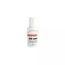 Коригуюча рідина Kores 25 секунд з пензликом, 20 мл, K66817