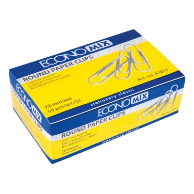 Скрiпка кругла 78 мм, 100 шт. E41011 Economix