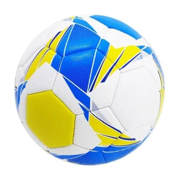 М'яч футбольний "5 (PVC, 320-350гр) ABT007 синьо-жовтий