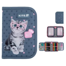 Пенал Kite 1 від., 2 відв., з наповненням SP25-622H-1 Studio Pets