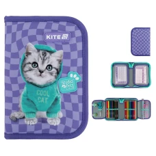 Пенал Kite 1 від., 2 відв., з наповненням SP25-622H-2 Studio Pets