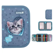 Пенал Kite 1 від., 2 відв., з наповненням SP25-622H-3 Studio Pets