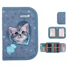 Пенал Kite 1 від., 2 відв., з наповненням SP25-622H-3 Studio Pets