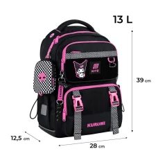 Набір рюкзак + пенал + сумка для взуття Kite SET_HK25-1022M Kuromi