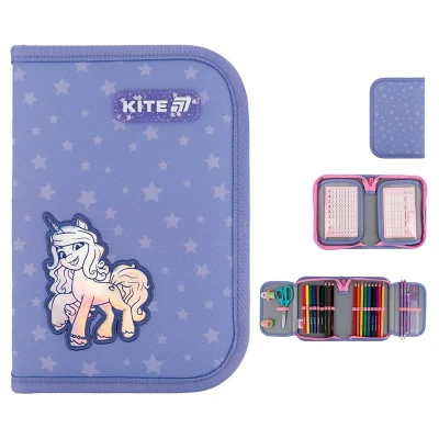 Пенал Kite 1 від., 2 відв., з наповненням LP25-622H My Little Pony