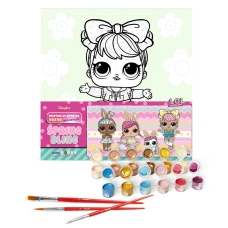 Набір для розпису по номерах для дітей "L.O.L. Surprise! Spring Bling Dawn" 40х40см., KHO1101