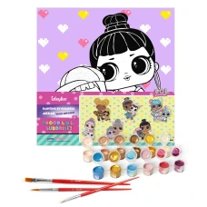 Набір для розпису по номерах для дітей "L.O.L. Surprise! TroopSurprise Honey Bun With Bunny Hun" 40х40см, KHO6292