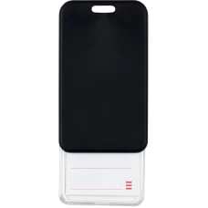 Бейдж-чохол SoftTouch матовий, чорний, 4550V (54*85мм)