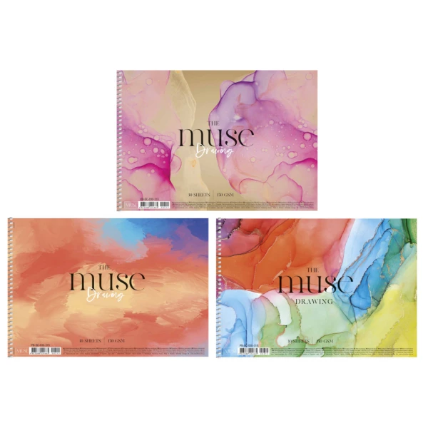 Альбом для малювання, А4/30арк., 150г/м2, картон, MUSE PB-SC-030-315