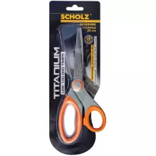 Ножиці, 20см, TITANIUM, посилені, прогумов. ручки, 4261SCH, Scholz