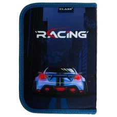 Пенал 1-яр. пустий, 1 відворот, поліестер, Racing, 25109C Class