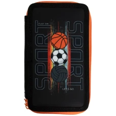Пенал 2-яр. пустий, поліестер, Sport, 25310C Class