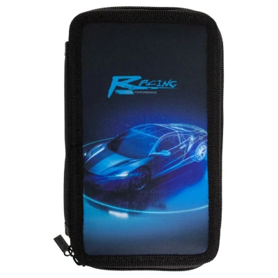 Пенал 2-яр. пустий, поліестер, Fast Car, 25307C Class
