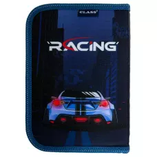 Пенал 1-яр. пустий, 2 відворота, поліестер, Racing, 25209C Class