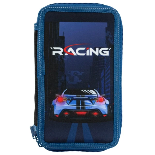 Пенал 2-яр. пустий, поліестер, Racing, 25309C Class