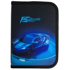 Пенал 1-яр. пустий, 2 відворота, поліестер, Fast Car, 25207C Class