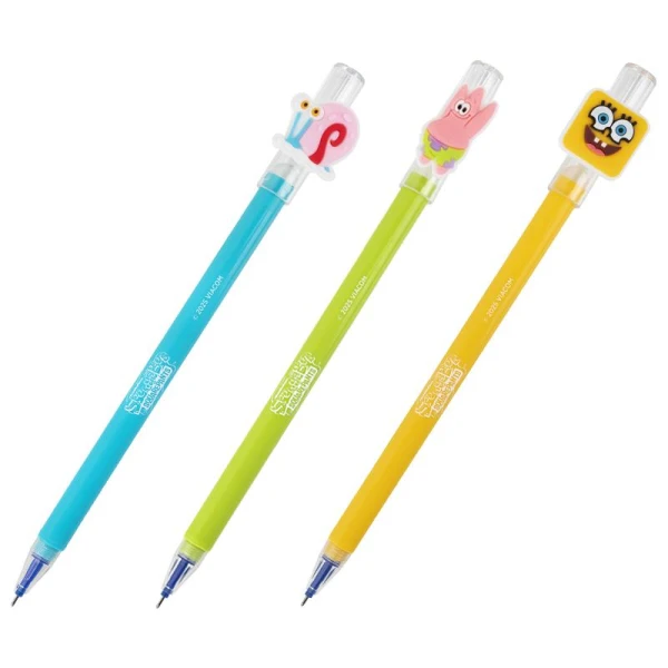 Ручка гелева "пиши-стирай", синя Sponge Bob SB25-352 Kite
