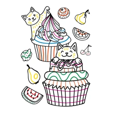 Водна розмальовка YES "Sweety cats" 742843