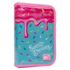 Пенал твердий YES одинарний без клапана HP-02 Sweet cream 533111