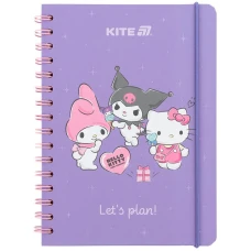 Щоденник на спіралі, тверда обкл., Kuromi HK25-438-1 Kite