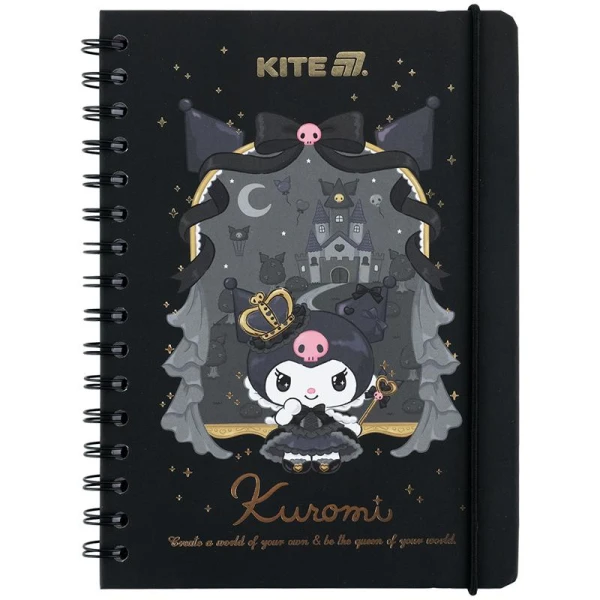 Щоденник на спіралі, тверда обкл., Kuromi HK25-438-2 Kite