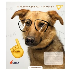 Зошит А5/48 арк кліт YES Тварини URSA 2025, 768261