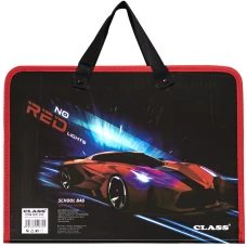 Папка з ручками Red Car, PP, 600 мкм, 350*255*45 мм, 5631-25C, Class