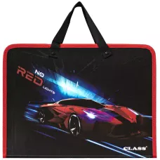 Папка з ручками Red Car, PP, 600 мкм, 350*255*45 мм, 5631-25C, Class