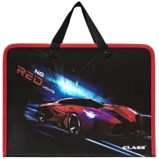 Папка з ручками Red Car, PP, 600 мкм, 350*255*45 мм, 5631-25C, Class