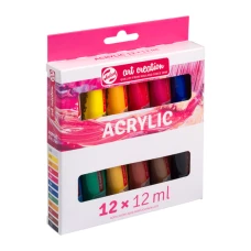 Набір акрилових фарб, ArtCreation, 12*12 мл, пластикова туба, Royal Talens