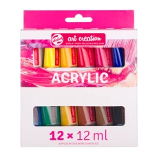 Набір акрилових фарб, ArtCreation, 12*12 мл, пластикова туба, Royal Talens