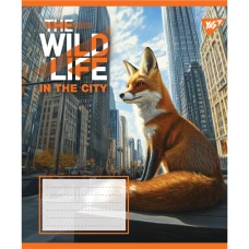 Зошит А5/36 арк кліт YES The wild in the city, 767766