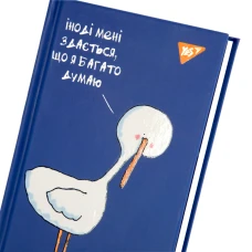 Блокнот YES А6 64 арк, клітинка, картон. обкл, 7БЦ "Гусь", 152069