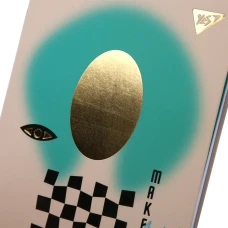 Блокнот YES А6 64 арк, клітинка, інтегральний, "Make art", 152094