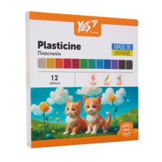 Пластилін YES, 12 кол., 240г. 