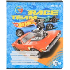 Зошит 18 арк., лінія, гібр. лак + УФ лак, Hot Wheels HW22-237 Kite