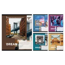 Зошит А5/24 арк лінія YES Dream City, 767700     