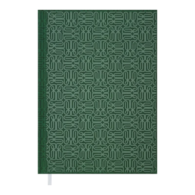 Щоденник недатований VELVET, A5, зелений, BM.2025-04