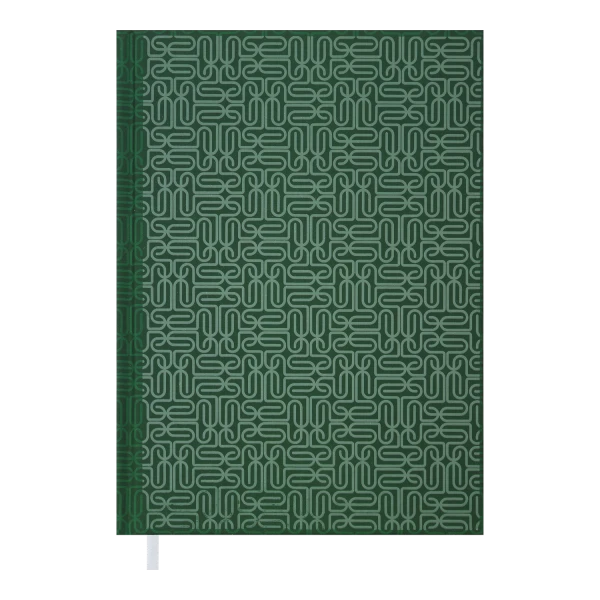 Щоденник недатований VELVET, A5, зелений, BM.2025-04