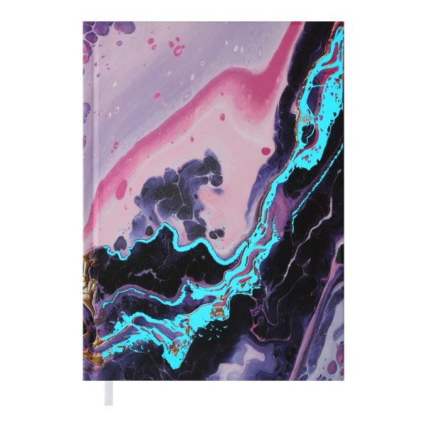 Щоденник недатований MIRACLE, A5, фіолетовий, BM.2032-07
