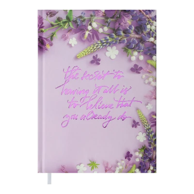 Щоденник недатований PRETTY, A5, фіолетовий, BM.2034-07