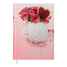 Щоденник недатований ROMANTIC, A5, рожевий, BM.2040-10