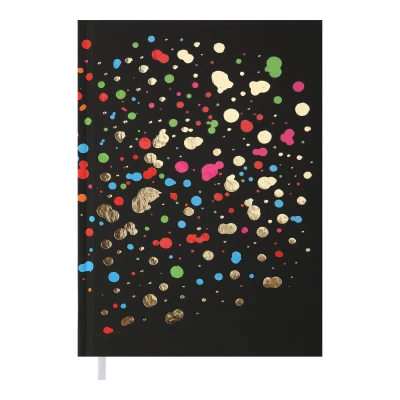 Щоденник недатований FANCY, A5, чорний, BM.2059-01