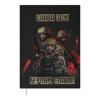 Щоденник недатований HEROES, A5, чорно-бордовий, BM.2063-81
